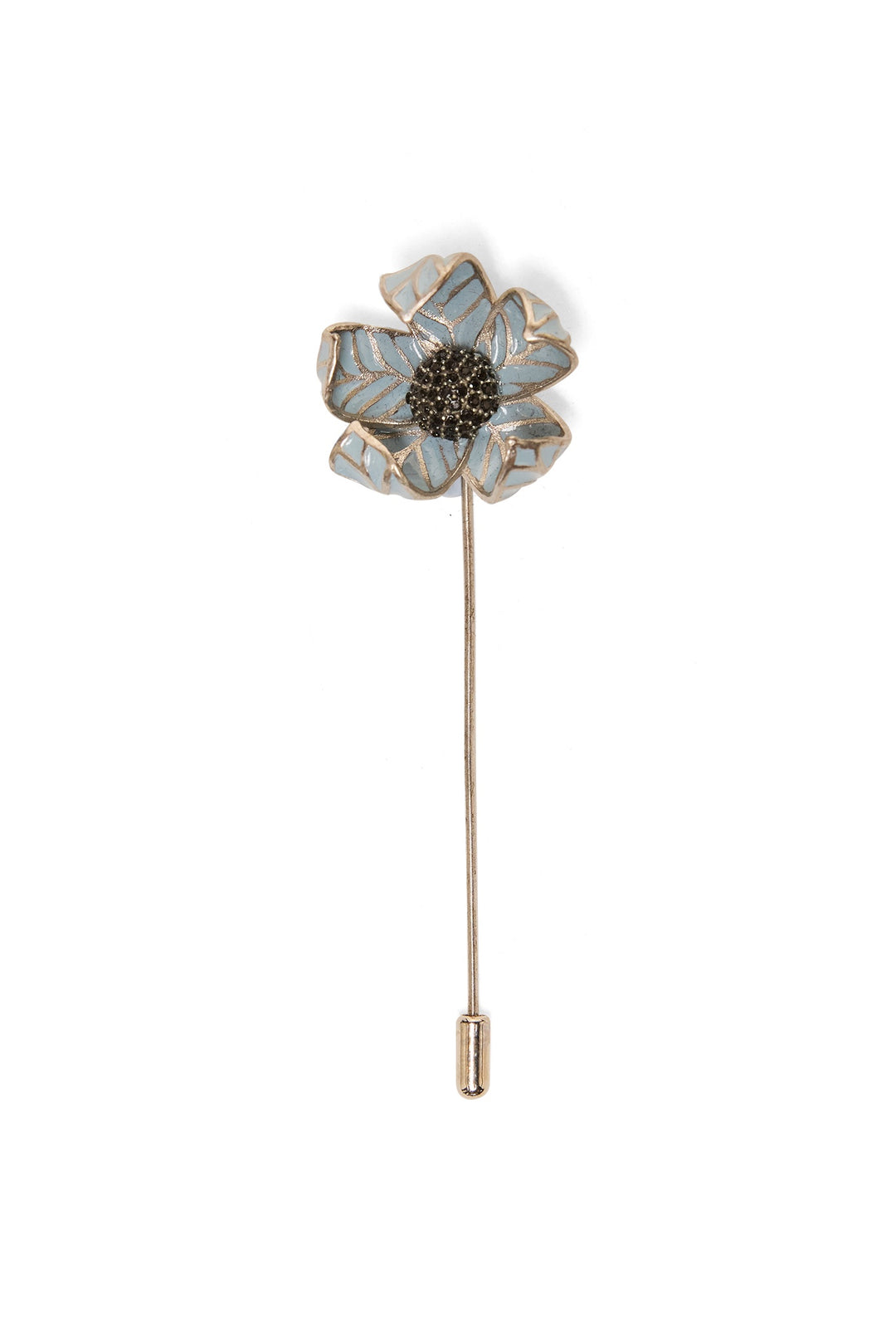 Florwer Pin Small Flower Pin in Sky – Arthur Galan AG